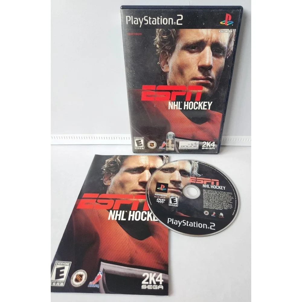 ESPN NHL HOCKEY (Sony PlayStation 2, 2003) PS2 COMPLETE CIB TESTED